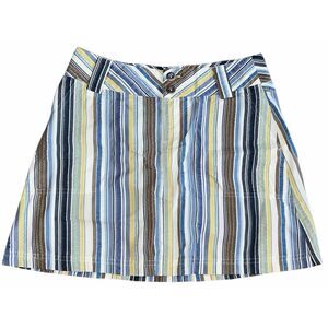 Patagonia Women's Striped Mini Skirt Size 2 Multi Color